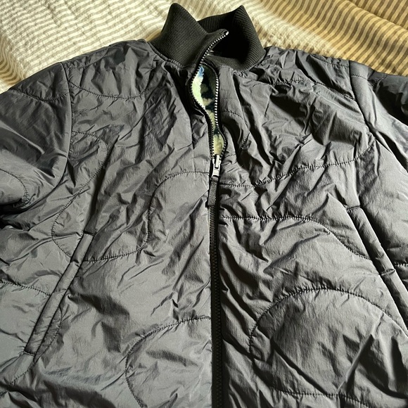 Bad Birdie size small women’s  Black Quilted Jacket - Picture 4 of 6